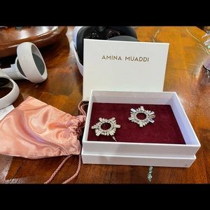 Amina Muaddi earrings!